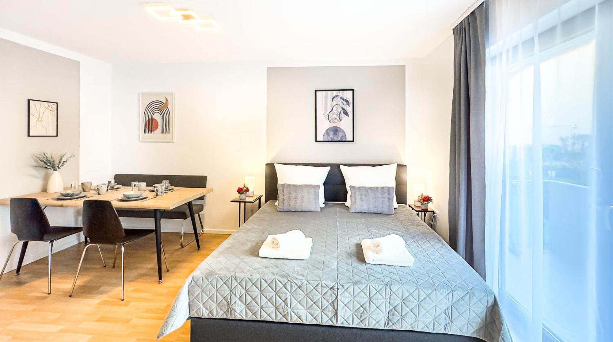 Charmantes 3-zi-apartment Am Schloessle In Lechhausen-garage-balkon-kueche-smart Tv *